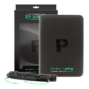 Black Palms Off Gaming - 9 Pocket Collector's Series Zip Trading Card Binder - BLACK