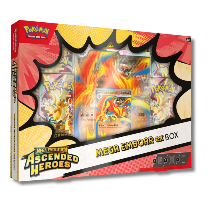 Ascended Heroes Mega Emboar ex Box