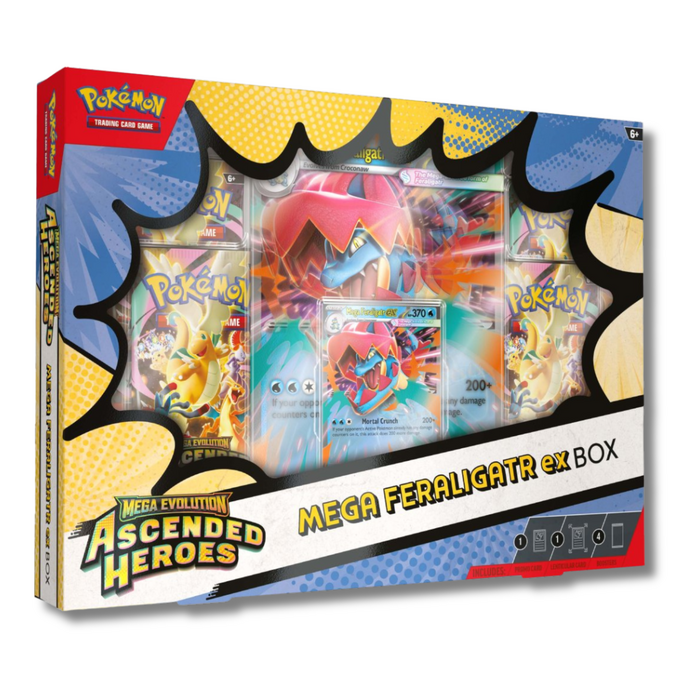 Ascended Heroes Mega Feraligatr ex Box