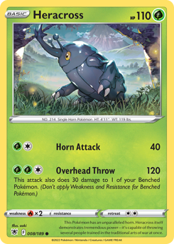 Heracross Common 008/189 Astral Radiance
