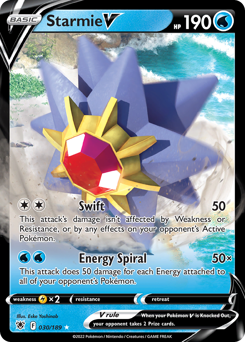Starmie V Ultra Rare 030/189 Astral Radiance