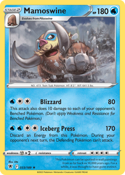 Mamoswine Rare 033/189 Astral Radiance