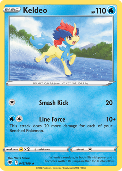 Keldeo Holo Rare 045/189 Astral Radiance