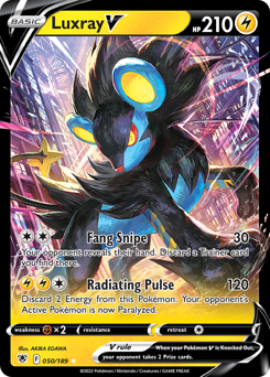 Luxray V Ultra Rare 050/189 Astral Radiance