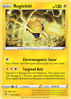 Regieleki Rare 051/189 Astral Radiance