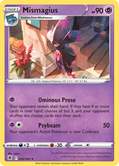 Mismagius Rare 059/189 Astral Radiance