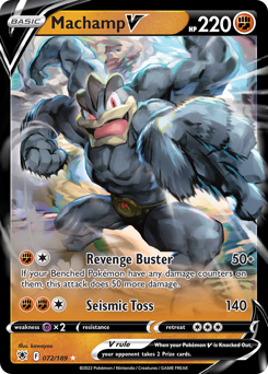 Machamp V Ultra Rare 072/189 Astral Radiance
