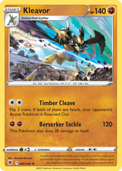 Kleavor (86) Holo Rare 086/189 Astral Radiance