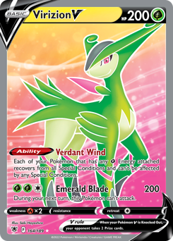 Virizion V (Full Art) Ultra Rare 164/189 Astral Radiance