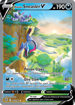 Hisuian Sneasler V (Alternate Full Art) Ultra Rare 175/189 Astral Radiance