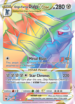Origin Forme Dialga VSTAR (Secret) Ultra Rare 198/189 Astral Radiance