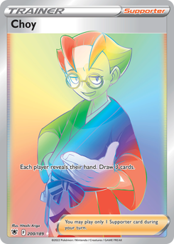 Choy (Secret) Ultra Rare 200/189 Astral Radiance