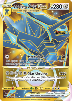 Origin Forme Dialga VSTAR (Secret) (210) Ultra Rare 210/189 Astral Radiance