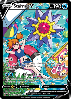 Starmie V Ultra Rare TG13/TG30 Astral Radiance Trainer Gallery