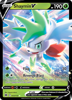 Shaymin V Ultra Rare 013/172 Brilliant Stars Singles