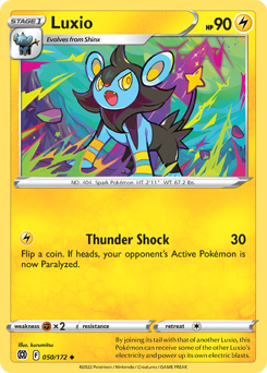 Luxio Uncommon 050/172 Brilliant Stars Singles