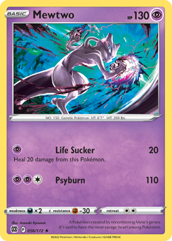 Mewtwo Rare 056/172 Brilliant Stars Singles