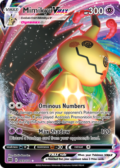 Mimikyu VMAX Ultra Rare 069/172 Brilliant Stars Singles