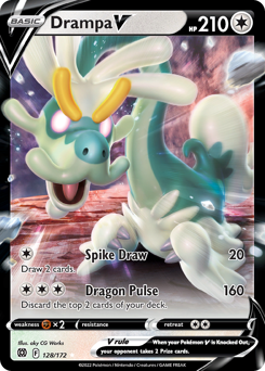 Drampa V Ultra Rare 128/172 Brilliant Stars Singles