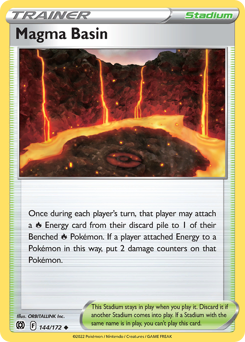 Magma Basin Uncommon 144/172 Brilliant Stars Singles