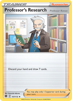 Professor's Research Holo Rare 147/172 Brilliant Stars Singles