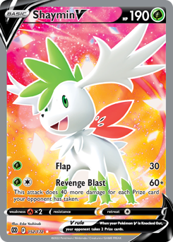 Shaymin V (Full Art) Ultra Rare 152/172 Brilliant Stars Singles