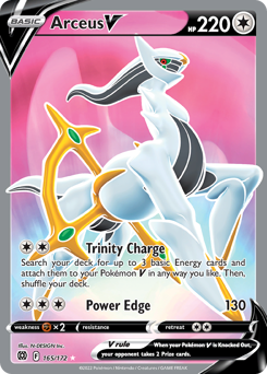 Arceus V (Full Art) Ultra Rare 165/172 Brilliant Stars Singles