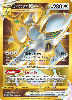 Arceus VSTAR (Secret) (184) Ultra Rare 184/172 Brilliant Stars Singles