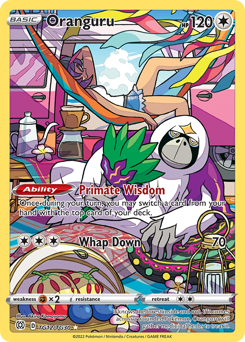 Oranguru Ultra Rare TG12/TG30 Brilliant Stars Trainer Gallery
