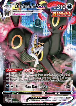 Umbreon VMAX Ultra Rare TG23/TG30 Brilliant Stars Trainer Gallery