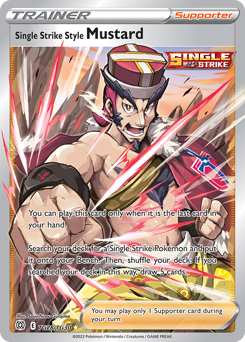 Single Strike Style Mustard Ultra Rare TG28/TG30 Brilliant Stars Trainer Gallery