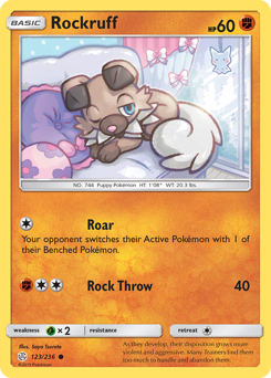 Rockruff (123/236) Cosmic Eclipse