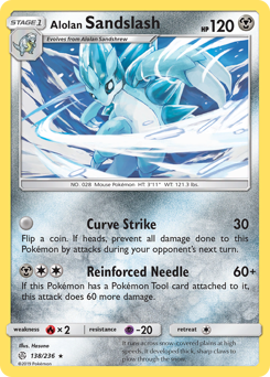 Alolan Sandslash (138/236) Cosmic Eclipse