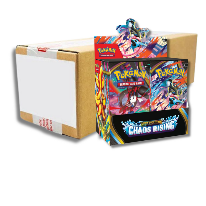 Chaos Rising Booster Box Case (6 Booster Boxes) - Mega Evolution series