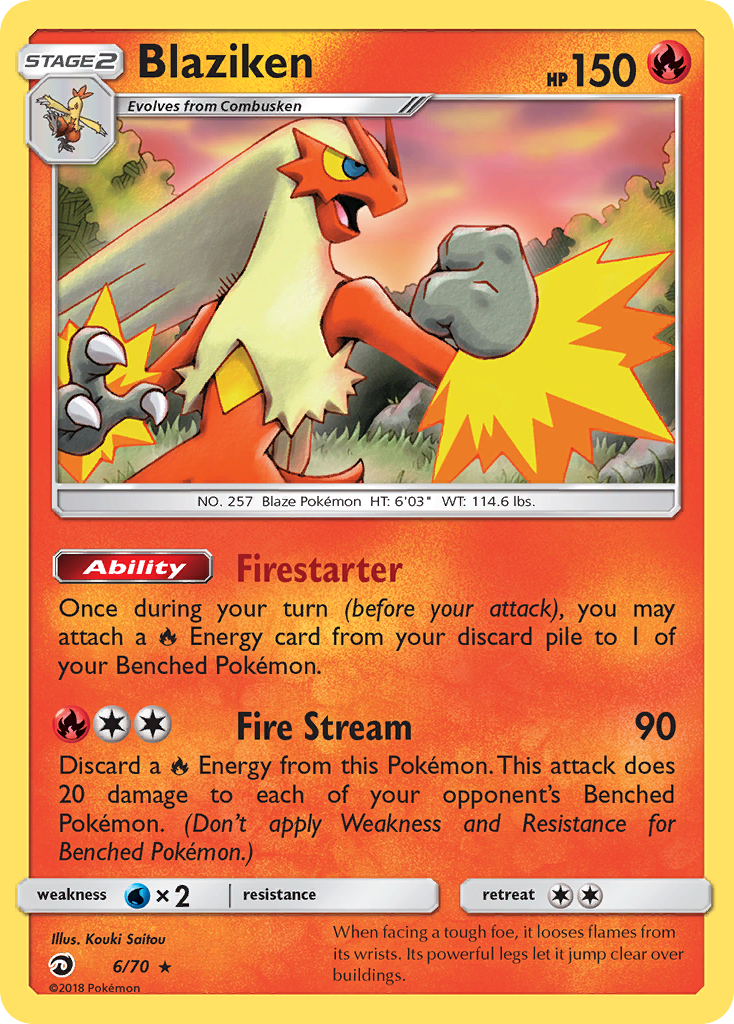Blaziken (6/70) Dragon Majesty