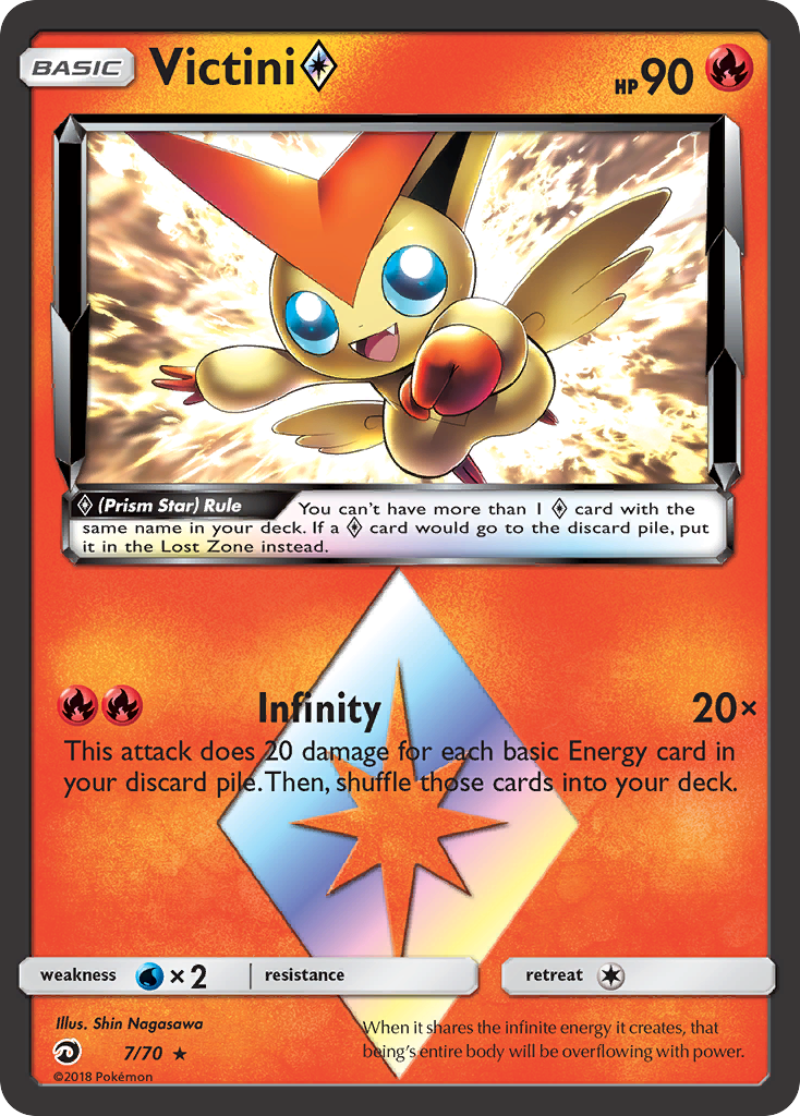 Victini Prism Star (7/70) Dragon Majesty