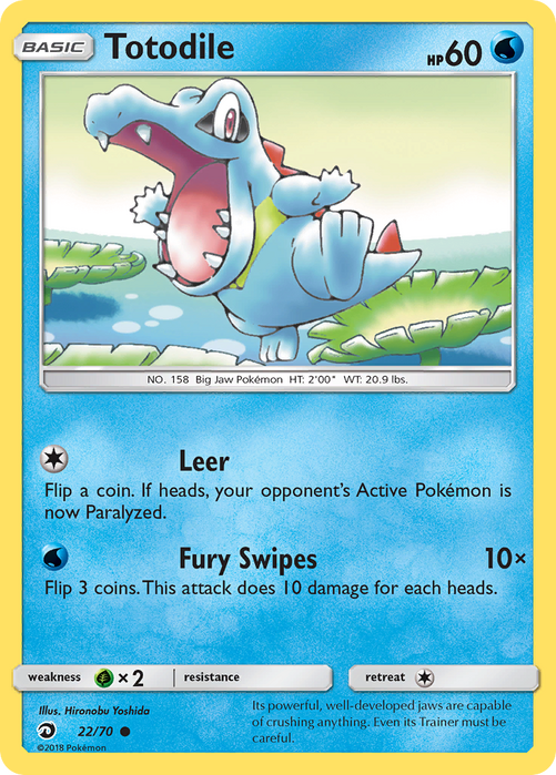 Totodile (22/70) Dragon Majesty