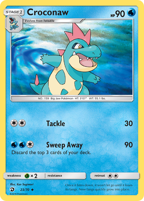 Croconaw (23/70) Dragon Majesty