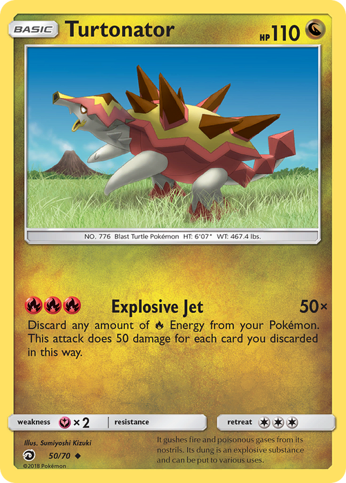 Turtonator (50/70) Dragon Majesty
