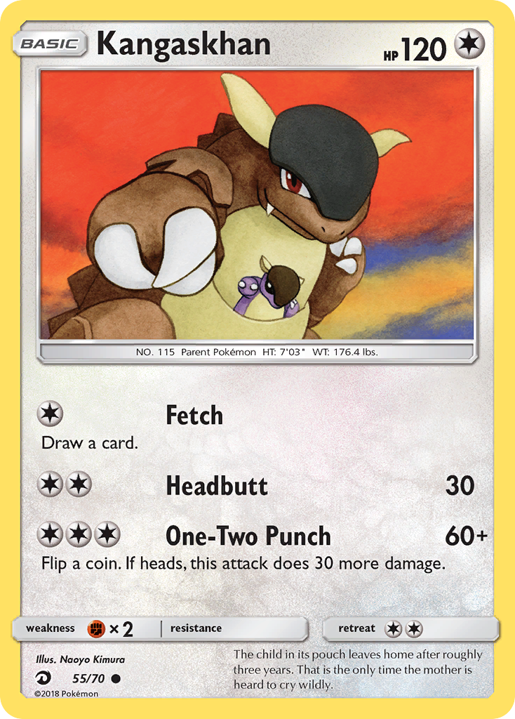 Kangaskhan (55/70) Dragon Majesty