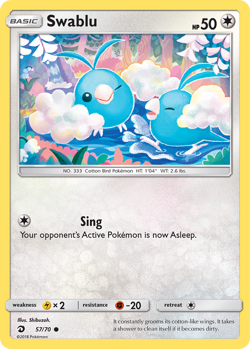 Swablu (57/70) Dragon Majesty