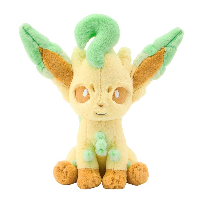 Leafeon Fluffy Huggable Comfy Friends Pokemon Centre Plush Fuwa Fuwa