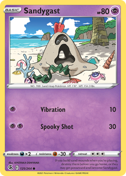 Sandygast Common 125/264 Fusion Strike Singles
