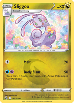 Sliggoo Uncommon 196/264 Fusion Strike Singles