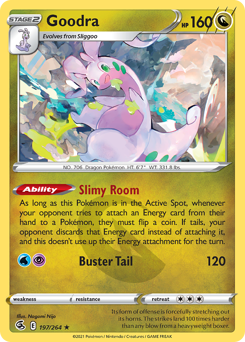 Goodra Rare 197/264 Fusion Strike Singles