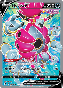 Hoopa V (Full Art) Ultra Rare 253/264 Fusion Strike Singles