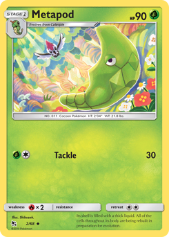Metapod Hidden Fates (2/68)