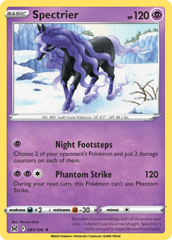 Spectrier 081/196 Holo Rare Lost Origin Single