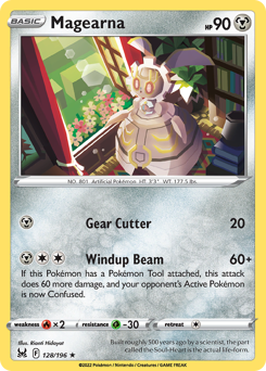 Magearna 128/196 Rare Lost Origin Single