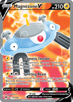 Magnezone V (Full Art) 175/196 Ultra Rare Lost Origin Single